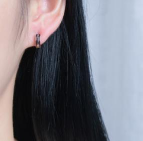 Anting-anting Fesyen Bersalut Emas 925 Sterling Silver Gaya Yuppie