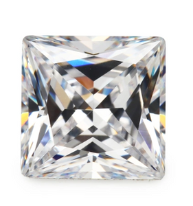 2.0mm Princess Cut VVS 3EX Harga Borong Kilang Moissanite Moissanite Sintetik Berkualiti Tinggi