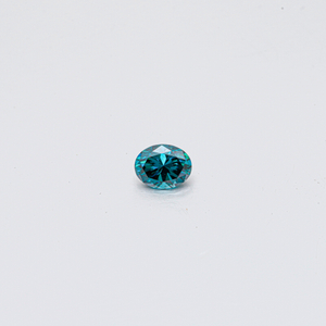 Brilliant Oval Cut 3ex Green Moissanite Berlian dengan Kualiti Tinggi untuk Barang Kemas