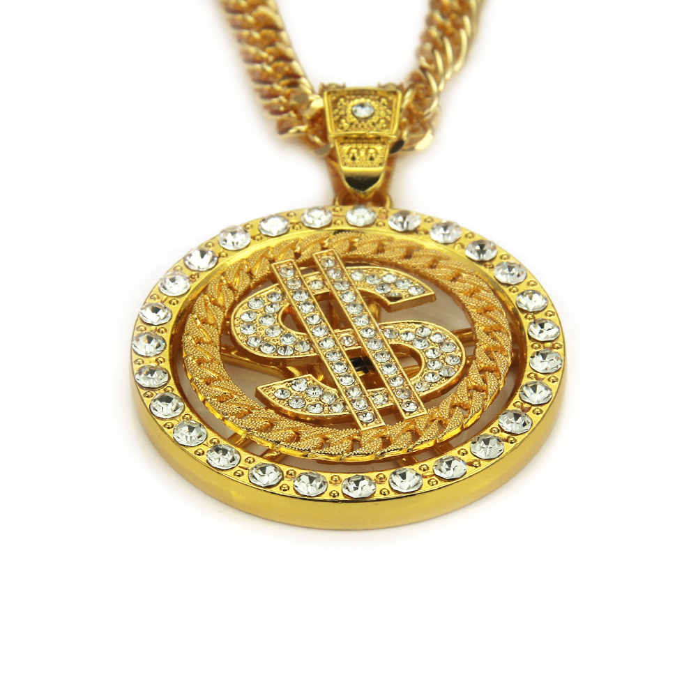 Loket Kalung Dolar Berputar Hip Hop