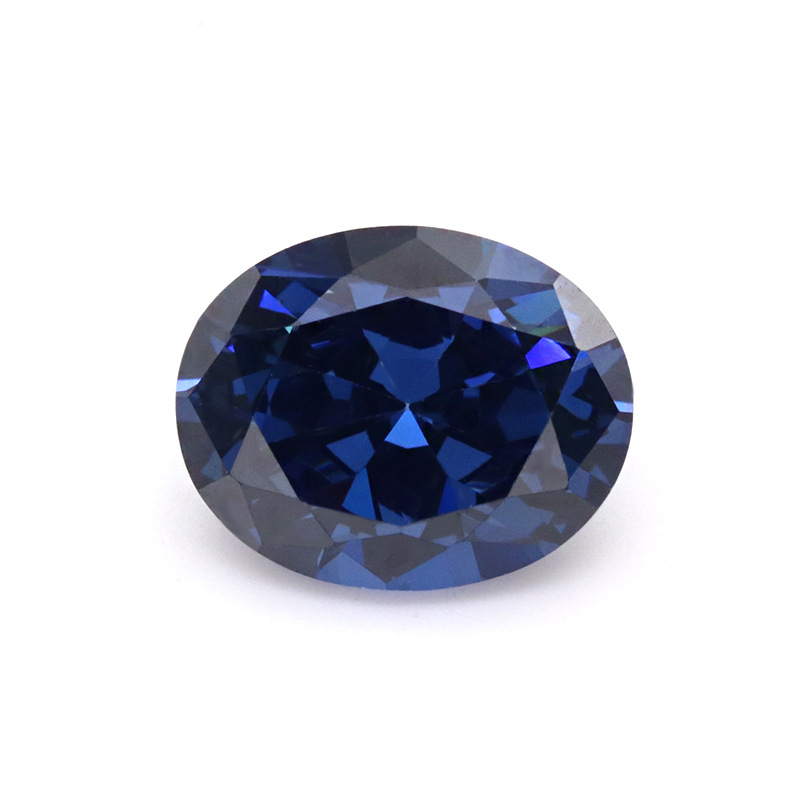 VVS Biru ungu 5A Bujur 3EX Cubic Zirconia