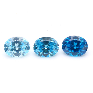 VVS Biru 5A Bujur 3EX Cubic Zirconia