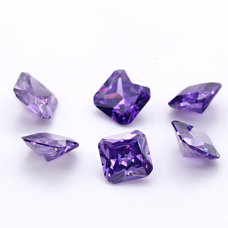 Kilang Borong 3A Permata Tiruan Purple Cubic Zirconia