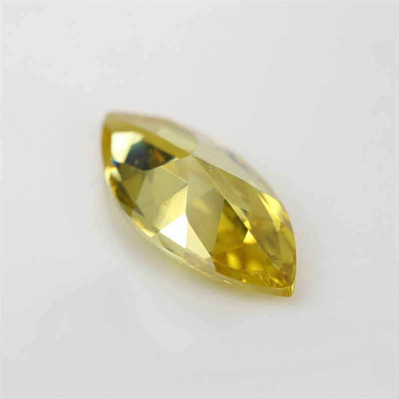 5A Custom Yellow Manufacturer Borong Marquis Cubic Zirconia untuk Barang Kemas