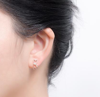 Anting-anting Wanita Bersalut Perak 925 Sterling Elegant