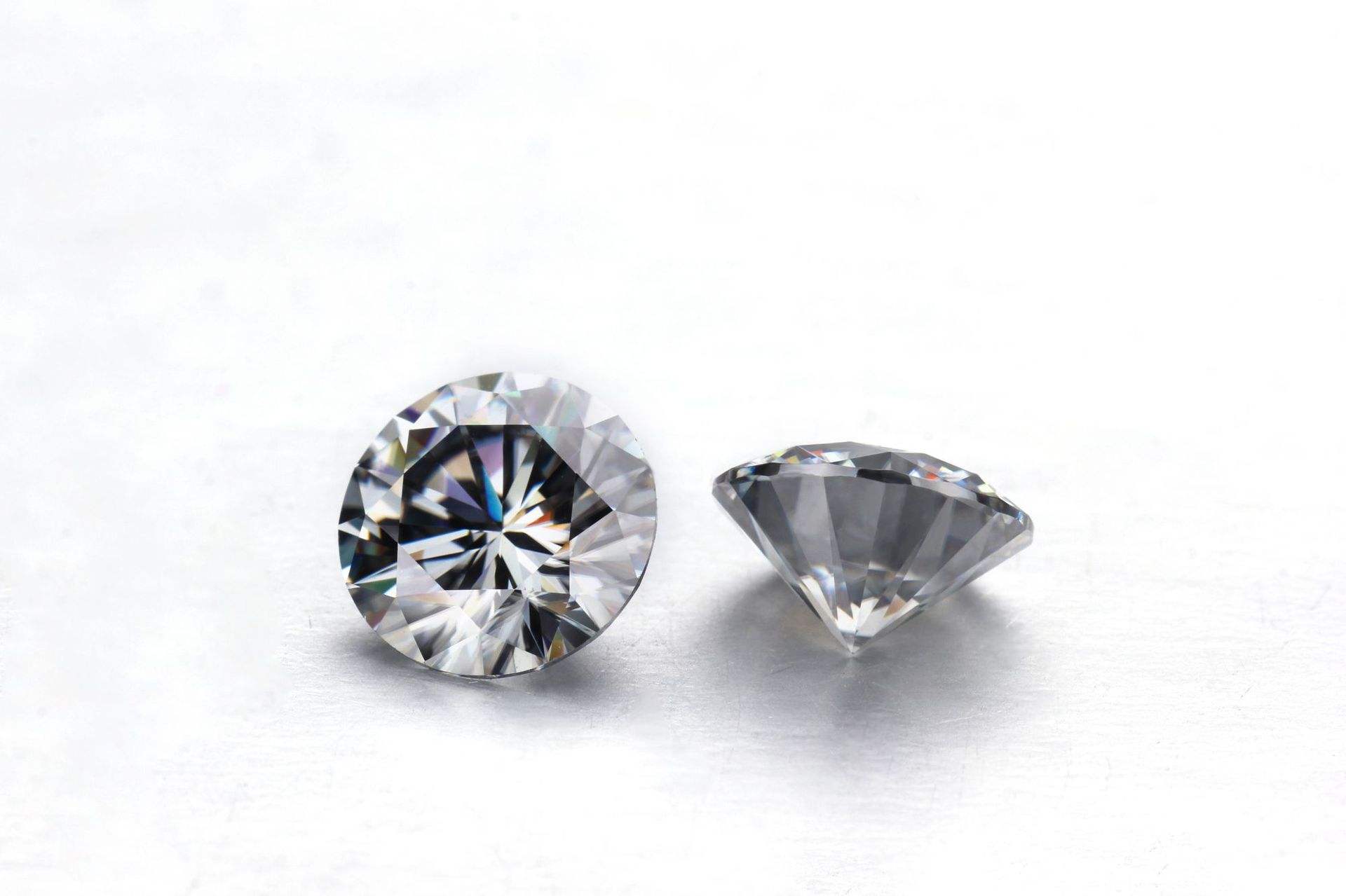 9.5mm Morsonite Harga Kilang Berkualiti Tinggi VVS Synthetic Moissanite