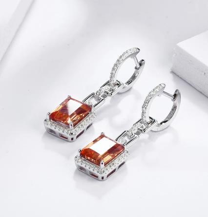 Anting-anting Loket Perak Sterling 925 Barang Kemas Perniagaan Wanita