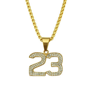 Kalung Loket Nombor 23 Hip Hop