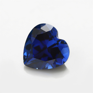 VVS Heart Shaped Sapphire 3EX Kilang Borong Korundum Biru